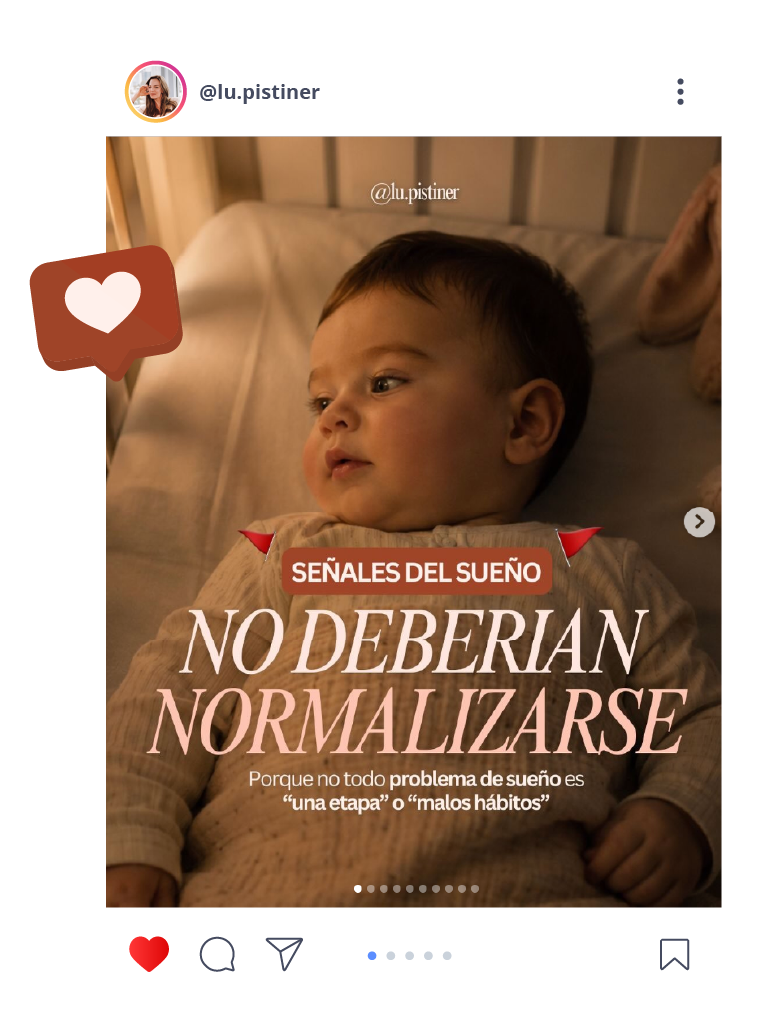 Publicación de Instagram de Lu Pistiner