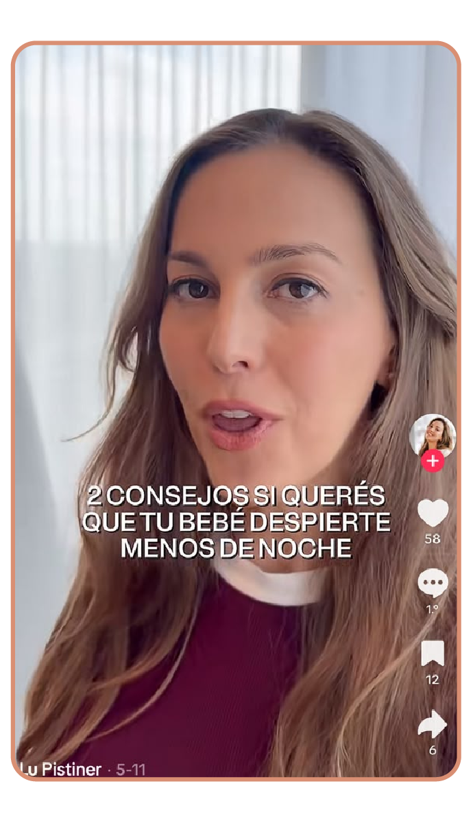 Contenido de TikTok de Lu Pistiner