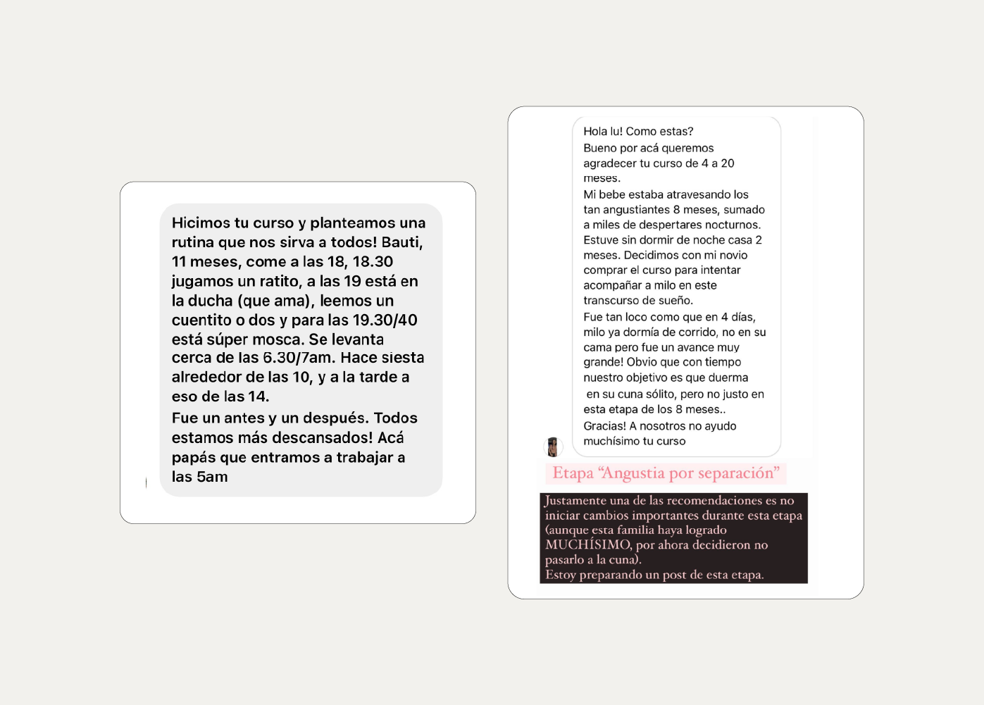 Testimonio de cursos 1