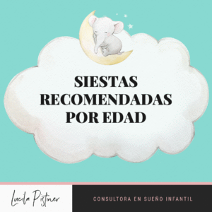Siestas recomendadas por edad.