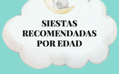 Siestas recomendadas por edad.